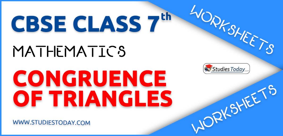 worksheets-for-class-7-congruence-of-triangles